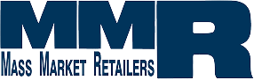 Logo with large blue letters “MMR” above smaller blue text “Mass Market Retailers” on a white background.